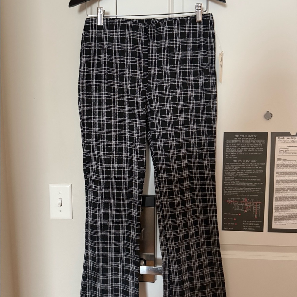 Altar'd State Monochrome Plaid Trousers